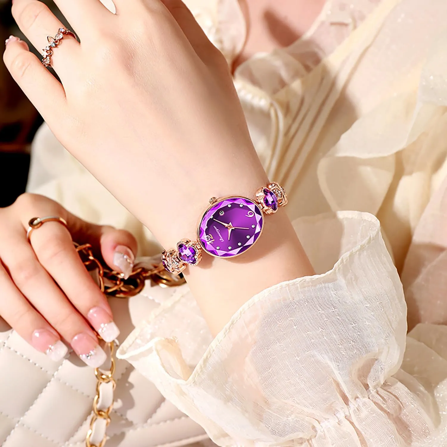 Steel Luminous Waterproof Date Wrist Watches BESTKANG Women's Bracelet Watch Women Luxury Dress Ladies found firm modernist invent compression Stainless 