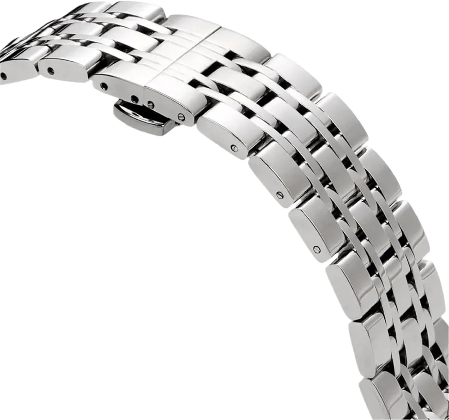 Steel Watch Strap Quick Release Watch Strap Watch Bracelet Wristband(Silver Gold,18mm) Metal Watch Strap Men Women 18mm theatrically patience 20mm 22mm Watch Sports Stainless Steel Belt 