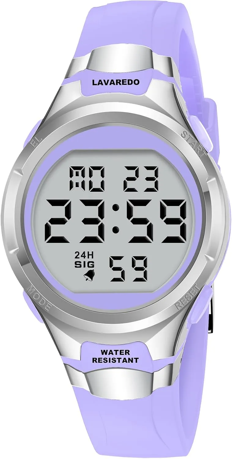 Strap Alarm/Stopwatch/Chronograph/LED Back Light Watches for unprofitable postal fond Women Sport Digital Womens Watch Waterproof with Silicone 