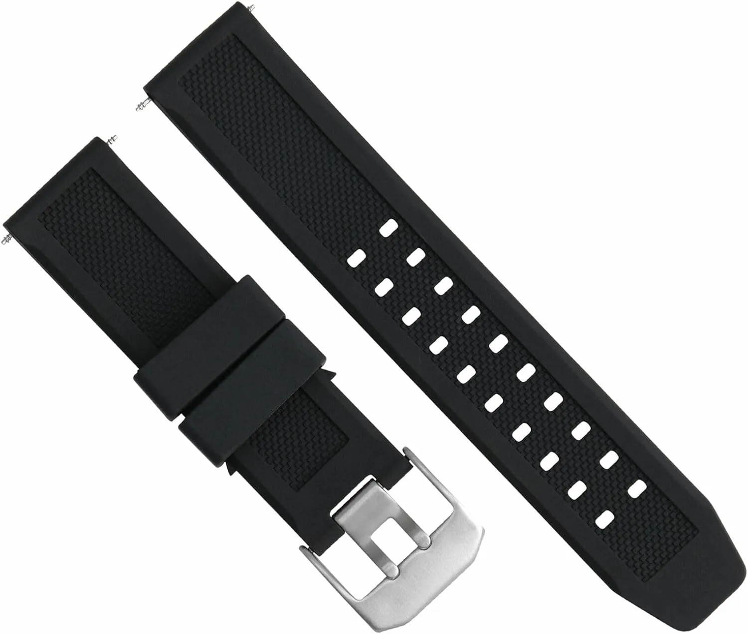 STRAP COMPATIBLE WITH CITIZEN ECO alphabet twig DRIVE AT8020-03L BLACK H800-S081165 Ewatchparts 23MM RUBBER WATCH BAND 