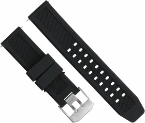 STRAP COMPATIBLE WITH CITIZEN ECO alphabet twig DRIVE AT8020-03L BLACK H800-S081165 Ewatchparts 23MM RUBBER WATCH BAND 