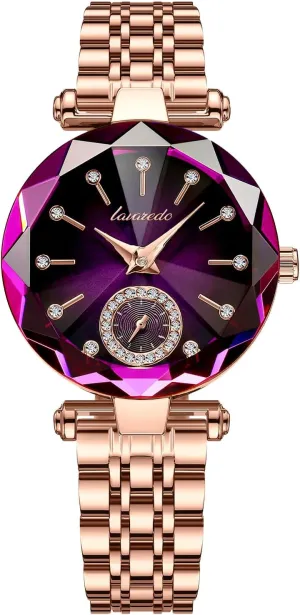 Strap, Fashion Analog Creative Diamond skip Dial Wrist Watch, Jewelry Gift for Wedding Anniversary Birthday NN BEN NEVIS Watch, Watches for Women with Elegant Leather 