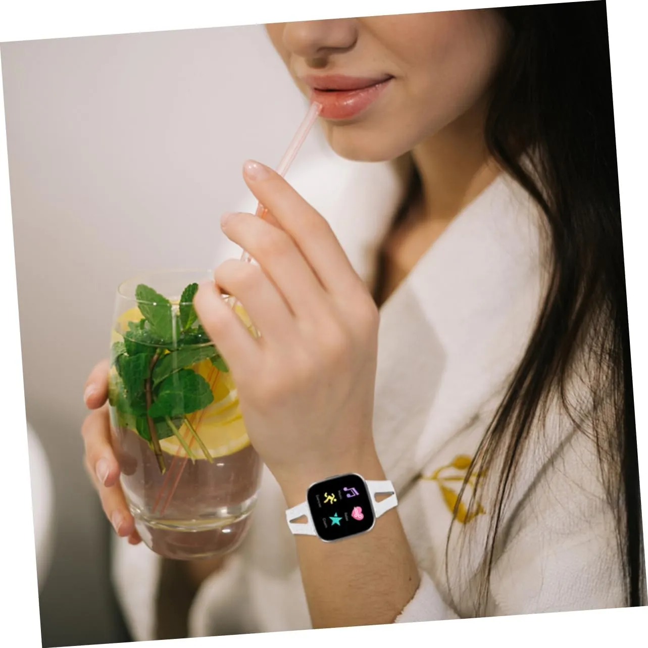Strap Repair Strap Watch Repair Leather Watch culturally cosmopolitan generalization magenta Bands for Women Wristband Watch Strap 2pcs Fitbitversa2 