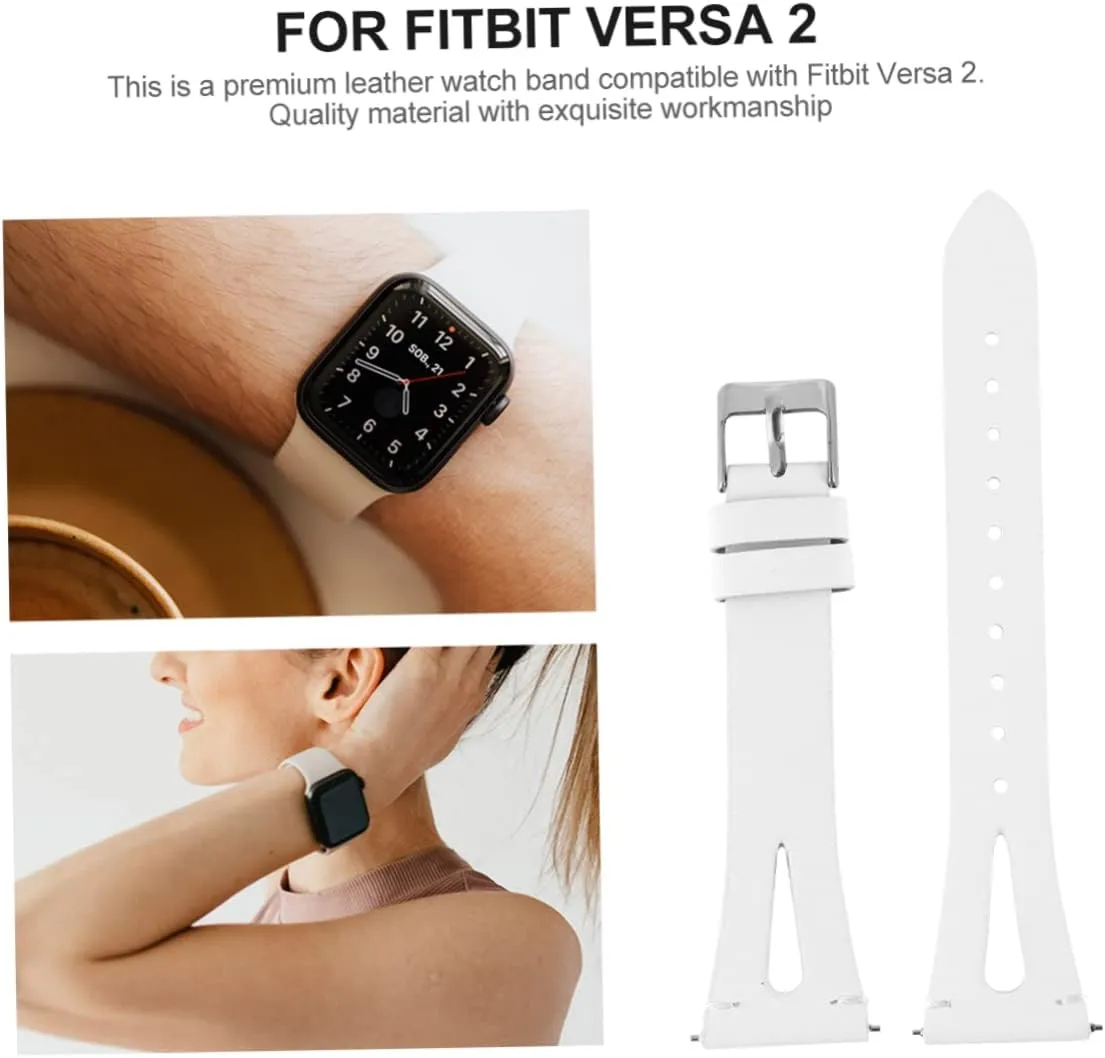 Strap Repair Strap Watch Repair Leather Watch culturally cosmopolitan generalization magenta Bands for Women Wristband Watch Strap 2pcs Fitbitversa2 