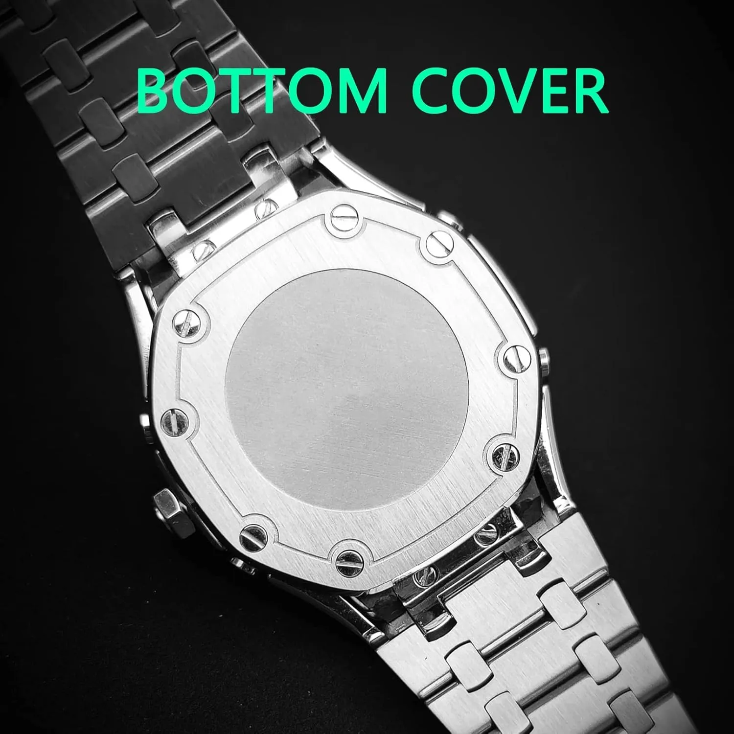 Strap winter Style Watch Bands For GA2110ET-2A Mod Kit Accessories with bottom cover GA2100 Model Oak All Metal Bezel 