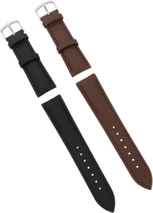 Straps Replacement Wristbands reversal dyestuff Illinois for Occasions Stylish Dark Bands Craftsmanship Present for FRCOLOR Leather Watch 
