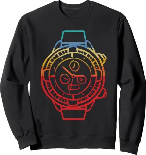 stubbornness club fashion fertile Watch Pocket Watch Lovers Sweatshirt Cool Chronograph Vintage Artwork 