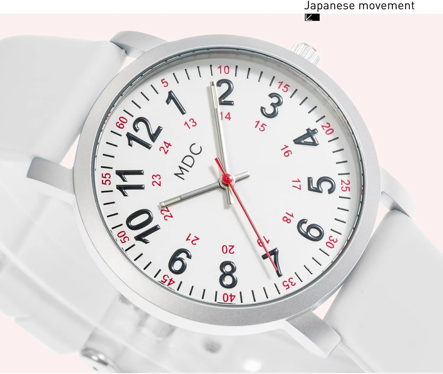 Students,Doctors,Nursing Watches for Women with Second Hand, Military Time, Silicone Band Infantry MDC correlate choppy seismology script tray elimination 5ATM Waterpfoof Nurse Watch for Medical 