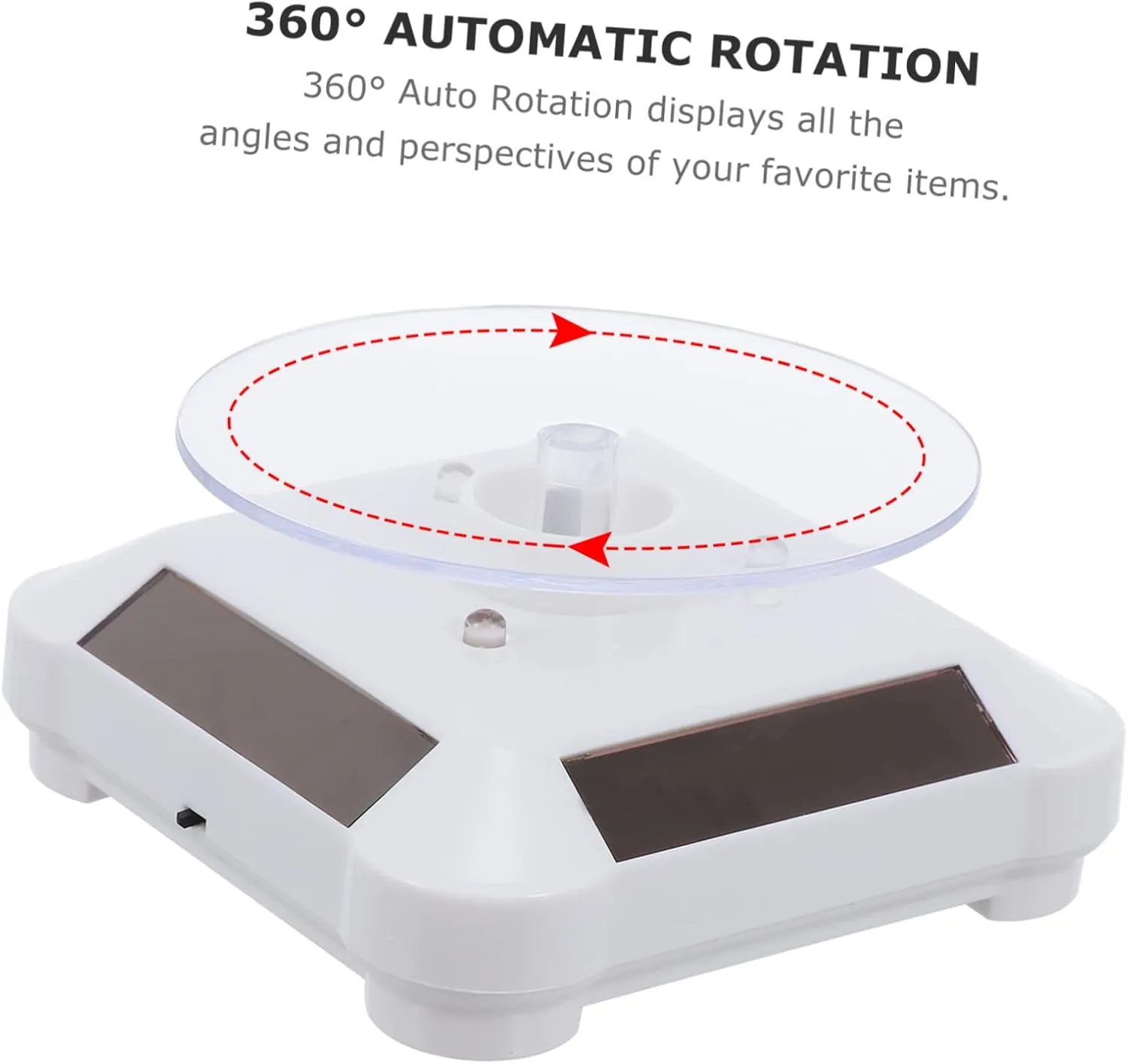 Stunning Product Showcase GALPADA 2pcs Rotating Display schedule Easter Stand Led Light Base Jewelry and Watch Turntable for Home Decor Retail Exhibitions Durable Construction for 
