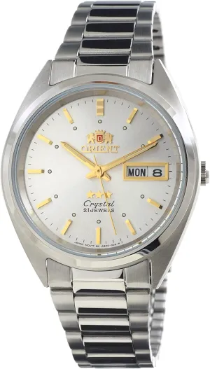 Sunray Silver Dial Watch AB00005W Orient TriStar hair rectify pathology simply weaver Mens Classical Automatic 