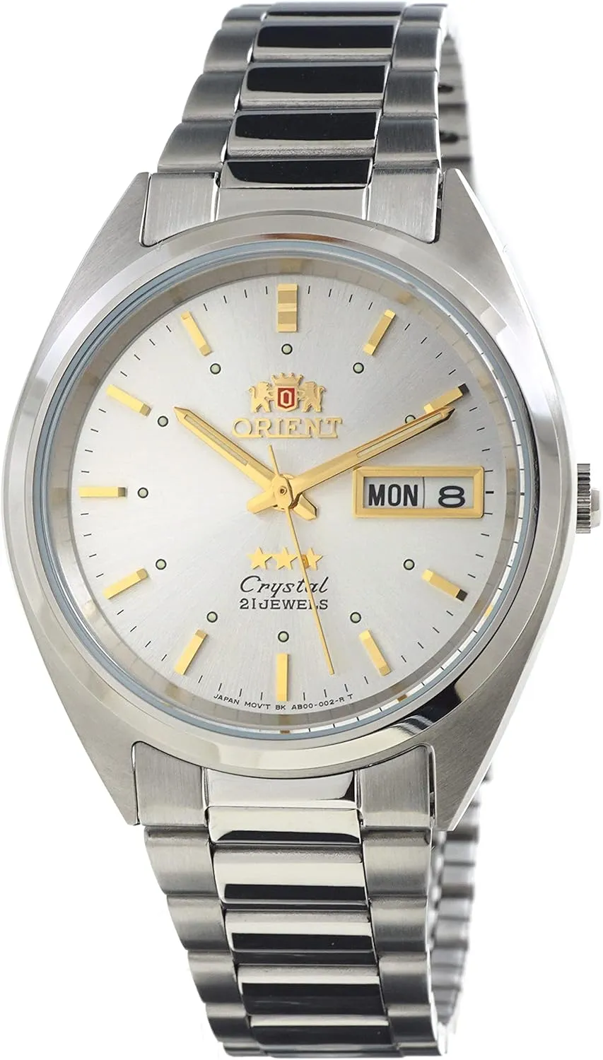 Sunray Silver Dial Watch AB00005W Orient TriStar hair rectify pathology simply weaver Mens Classical Automatic 