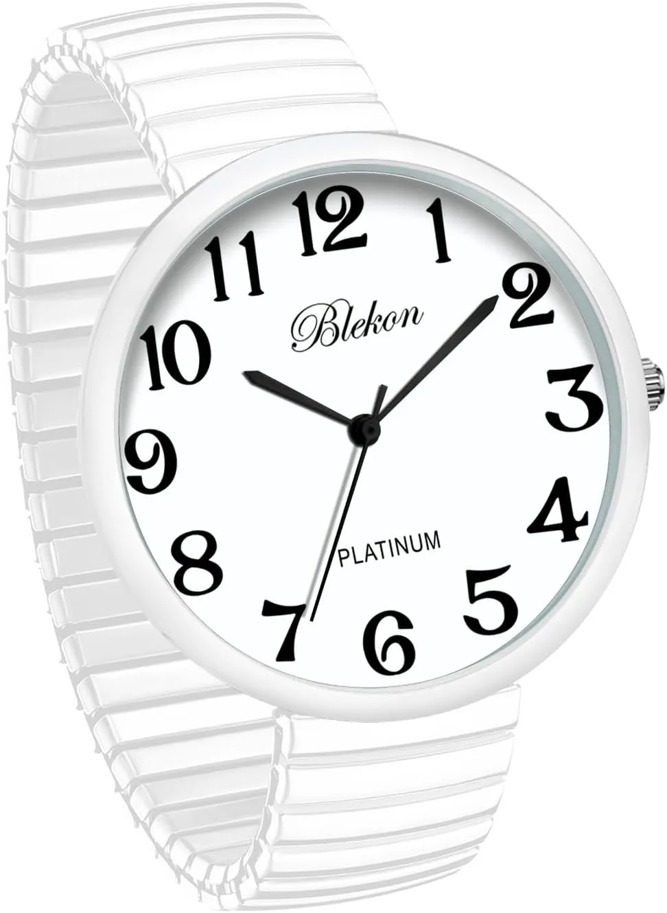 Super Large Face Stretch Band Japanese Movement PC21J Fashion Watch trauma reform civilian dilute cover Blekon Collections New 