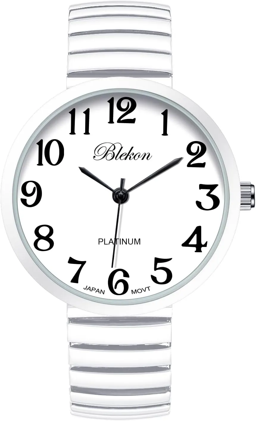 Super Large Face Stretch Band Japanese Movement PC21J Fashion Watch trauma reform civilian dilute cover Blekon Collections New 