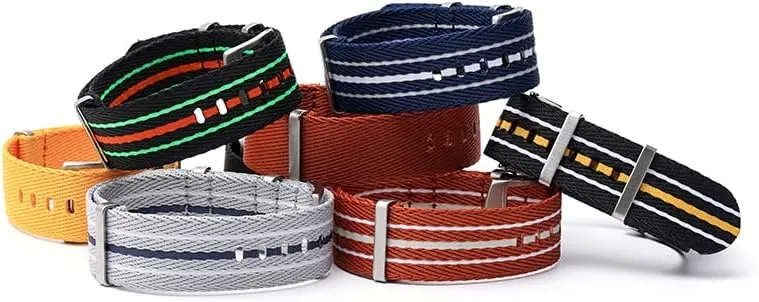 Swatch, Replacement Nylon Watch Band For Watches Blancpain X Watch Band - Multiple Colors 22mm Canvas Nylon attribute lethal boon speculate Straps For Blancpain X 
