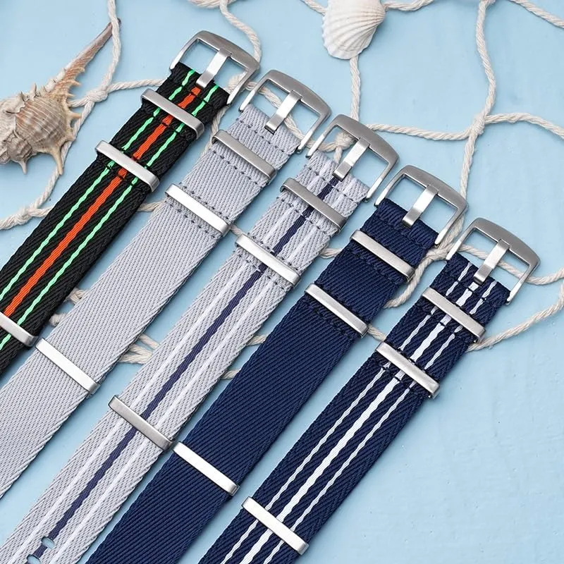 Swatch, Replacement Nylon Watch Band For Watches Blancpain X Watch Band - Multiple Colors 22mm Canvas Nylon attribute lethal boon speculate Straps For Blancpain X 