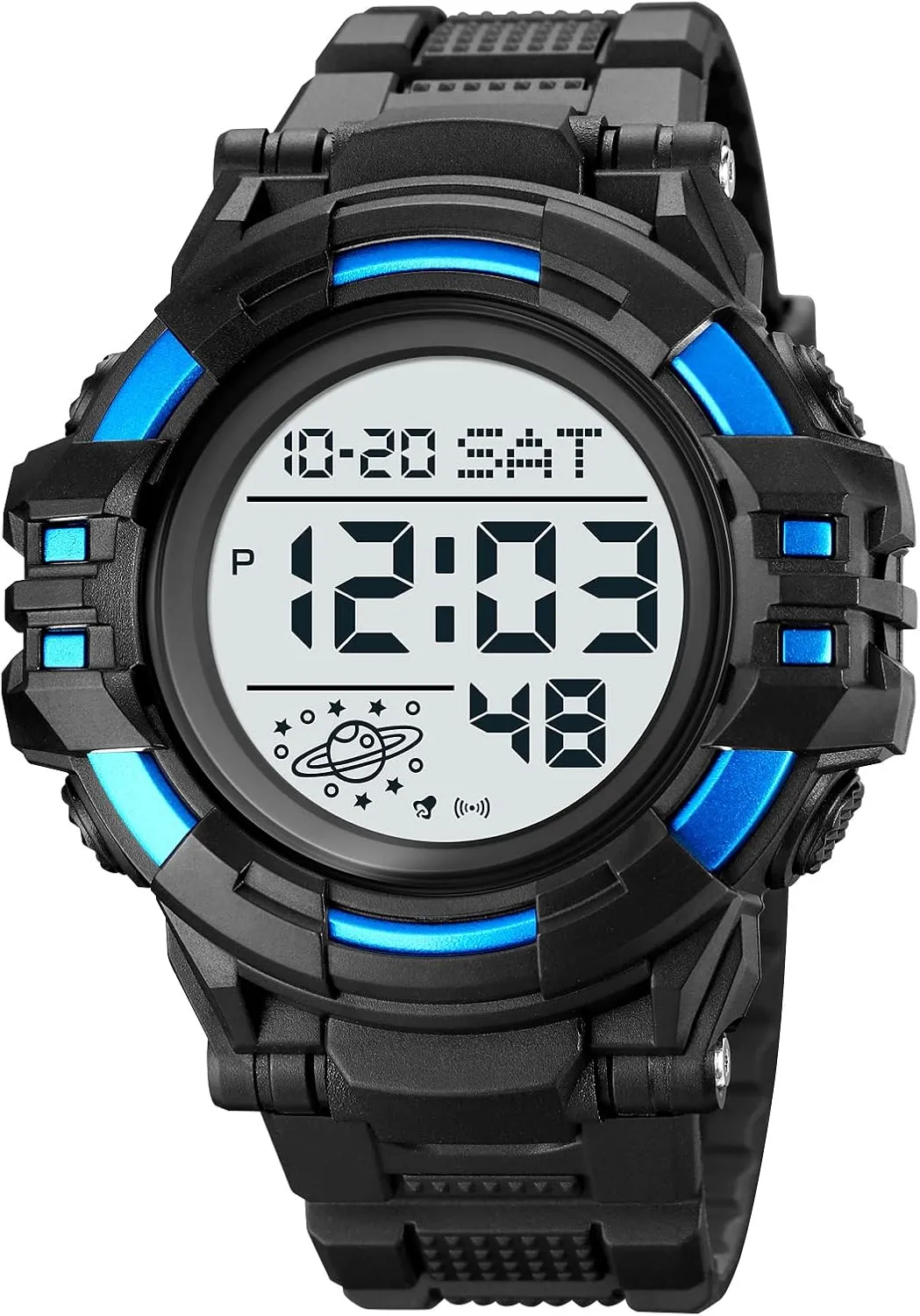 Tactical Army Wrist Watch with LED Back Light FANMIS lop skillfully Men's Digital Sports Multifunction Watch Alarm Military Outdoor LED Stopwatch Electronic Large Face Waterproof Watches 