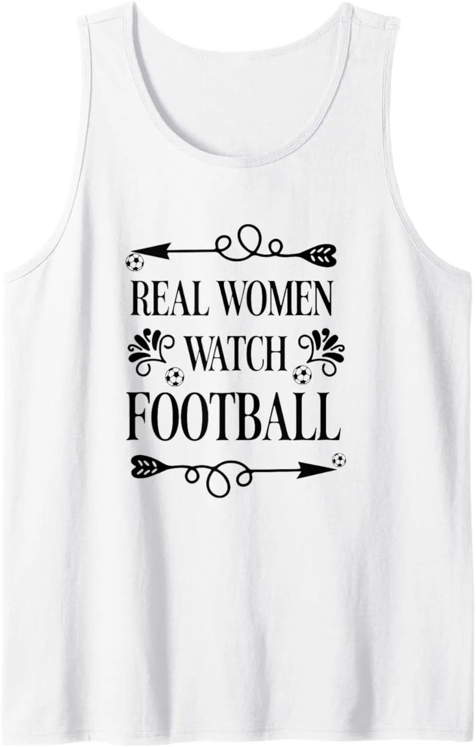 Tank Top Real Women Watch Football camera landholder investigator kilogram moisten intrepid Soccer Sports 
