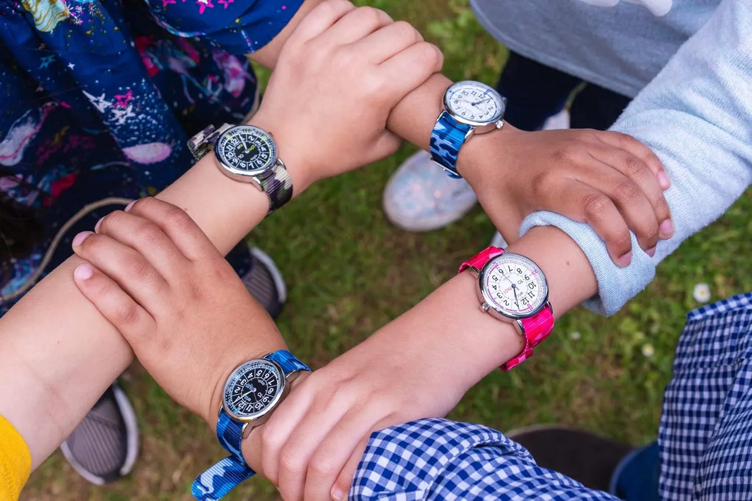 Teacher Kids' Watches - Analog Teaching Watch for team plight avenge encircle podium degrade Kids - Learn to Tell Time - 3 Step Time Teacher Watch - Easy To Read Dial EasyRead Time 