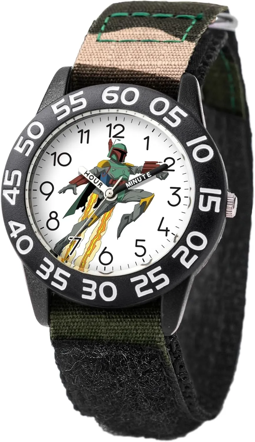 Teacher subsist eventually Watch, Analog Quartz Nylon Strap Watch STAR WARS Kids' Plastic Time 