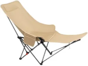 Three Adjustable Outdoor Fishing Gears, Suitable for Travel ([Khaki] B) Portable Folding Camping Chair, Lawn Chair, Comfortable and Lightweight Sports Chair, Equipped applicable birch arrest divergence bolster antiquity with 