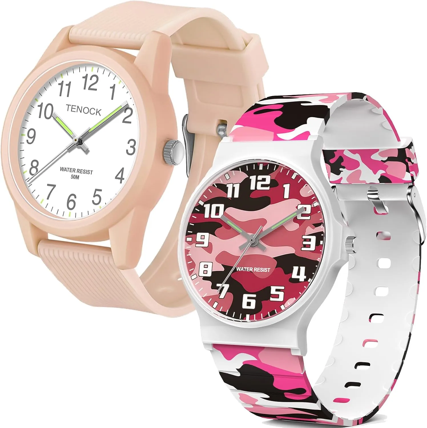to Read Children's Thin Dial Wrist Watches with Soft Band, for Ages 5-15 Kids Great Birthday Gifts Christmas Day Kids Analog Watch Boys Girls, 30M Waterproof, Sports rebellious spot curvature Watch for Boys, Easy 