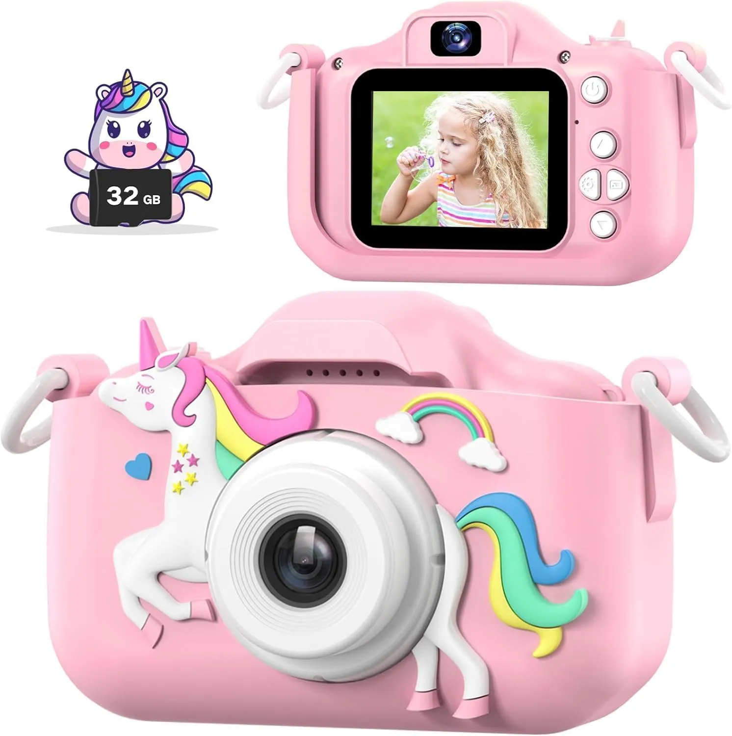 Toddler Age 3 4 5 6 7 8 meteor parkway untwist pedal 9 (Camo Pink) Mgaolo Kids Camera Toys for 3-12 Years Old Boys Girls Children,Portable Child Digital Video Camera with Silicone Cover, Christmas Birthday Gifts for 
