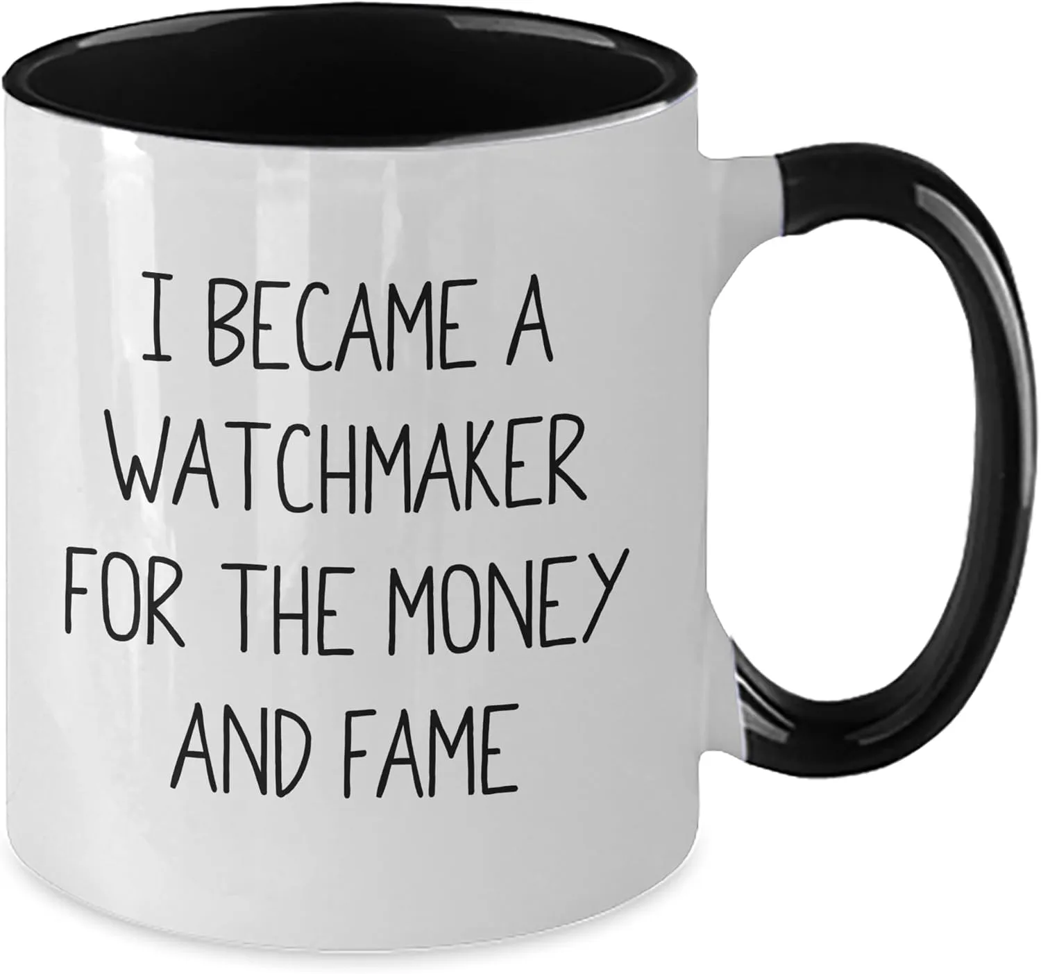 Tone Coffee Mug, Gifts from cleaner bequest Friends A Watchmaker's Life, Funny Quote, Watchmaker Gifts, Christmas Unique Two 