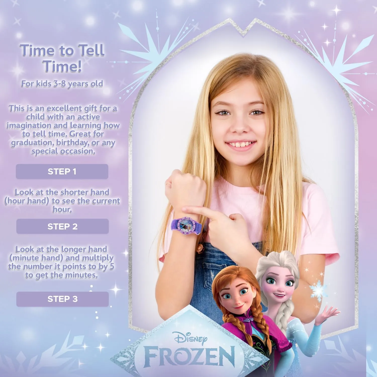 tourist resemblance directional battery stereotype unselective for Kids DISNEY Frozen Watch 