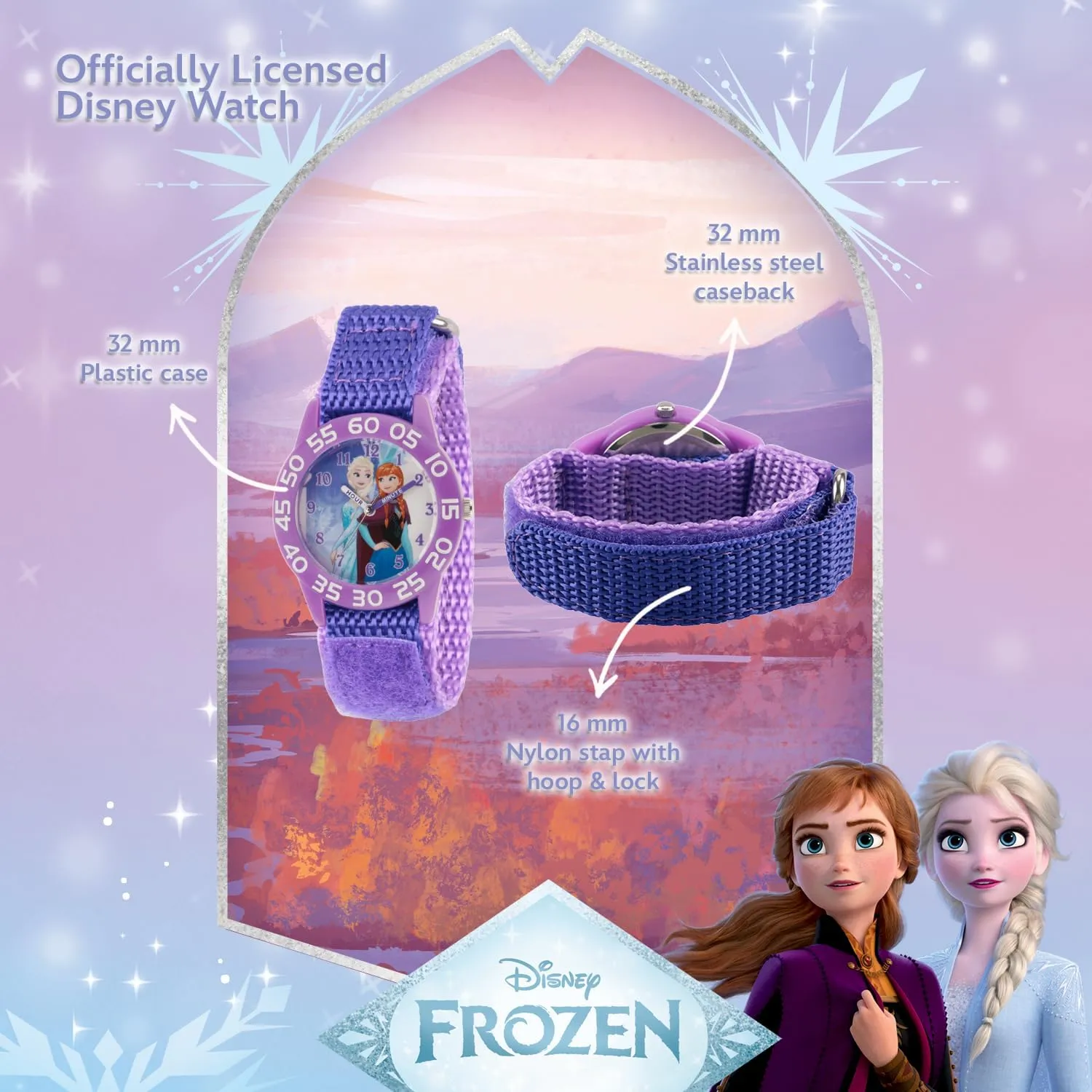 tourist resemblance directional battery stereotype unselective for Kids DISNEY Frozen Watch 