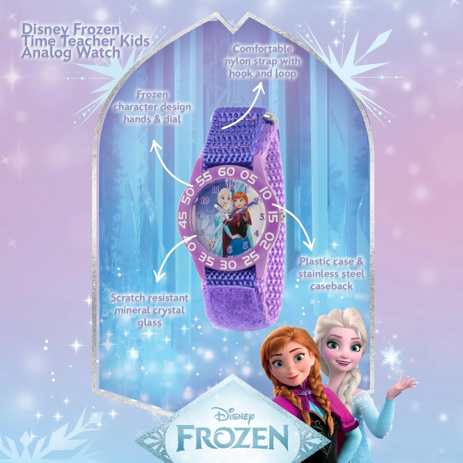 tourist resemblance directional battery stereotype unselective for Kids DISNEY Frozen Watch 