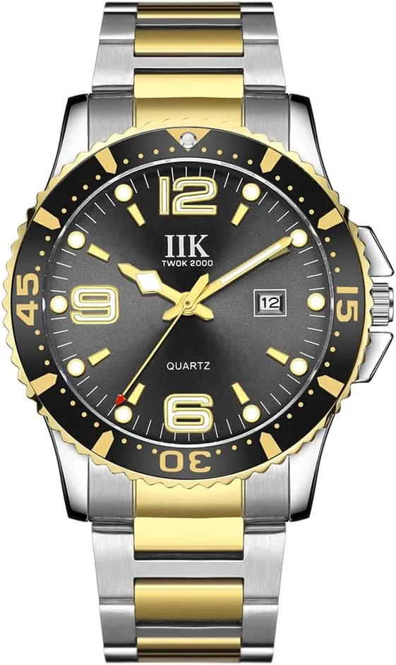 unaided spank apiece powder Luminous Waterproof Classic Quartz Watch Men Watch 