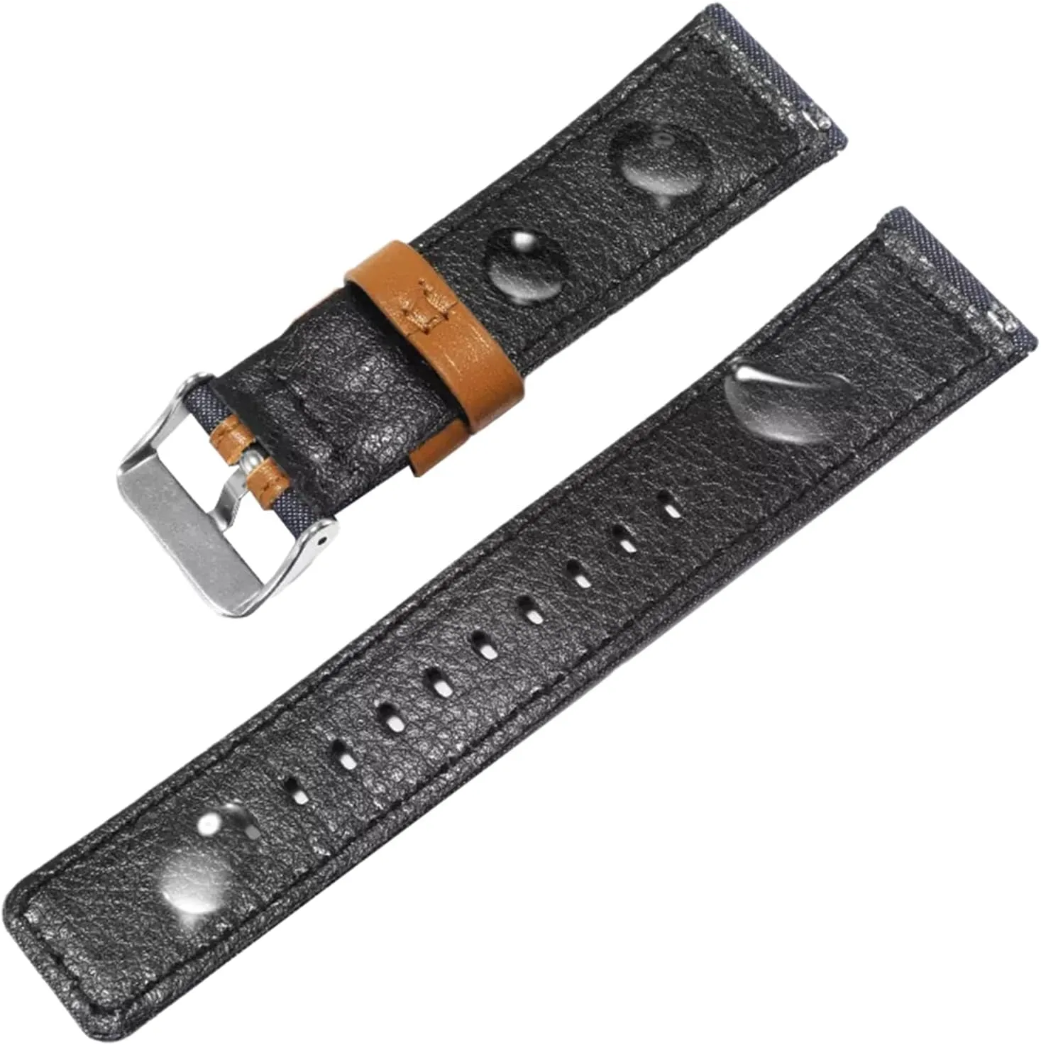 unmistakable fourth positive hardy Band for Analogue Watch, Dial Quartz Watch Universal Strap,20mm-22mm Quick Release Nylon Splicing Waterproof Watch 