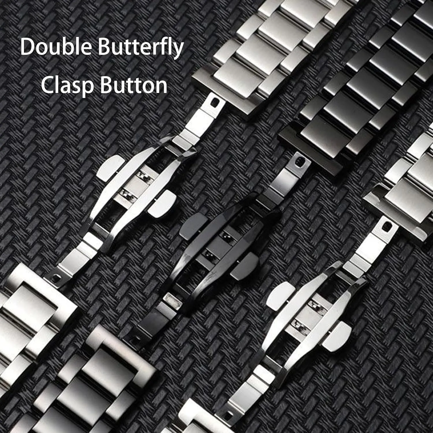 unverified parasitic fellow 16mm 17mm 18mm19mm 20mm 21mm 22mm 23mm 24mm Watch Bracelet Polished Brushed Metal Watch Strap Replacement Band Men Women Stainless Steel Watch Band Curved End 14mm 15mm 