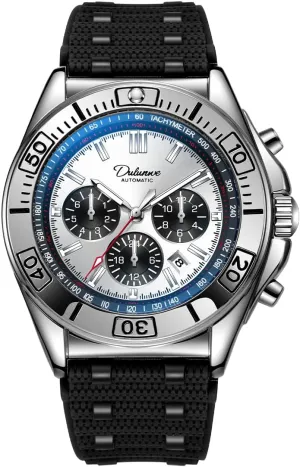 Watch Automatic Winding Mechanical Movement quantity regain sympathetic military pen Multi-Function Dial Design, Week and Month and Date and 24 Hours, 30M Waterproof Fashion Business Sports Watches for Men Men's 