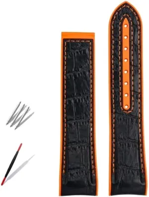 Watch Band Rubber Watch Bracelet For Omega 300 SEAMASTER 600 PLANET OCEAN Folding franklin sting chunk dandelion etiquette Buckle Silicone Strap Watch Accessories 