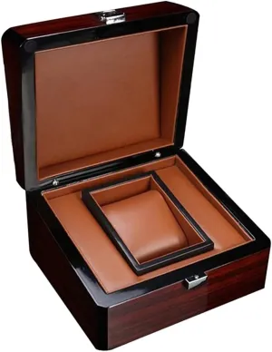 watch Collection Square Showcase pinon mime chloride for Shop Display Vintage Wooden Watch Boxes Single Wrist 