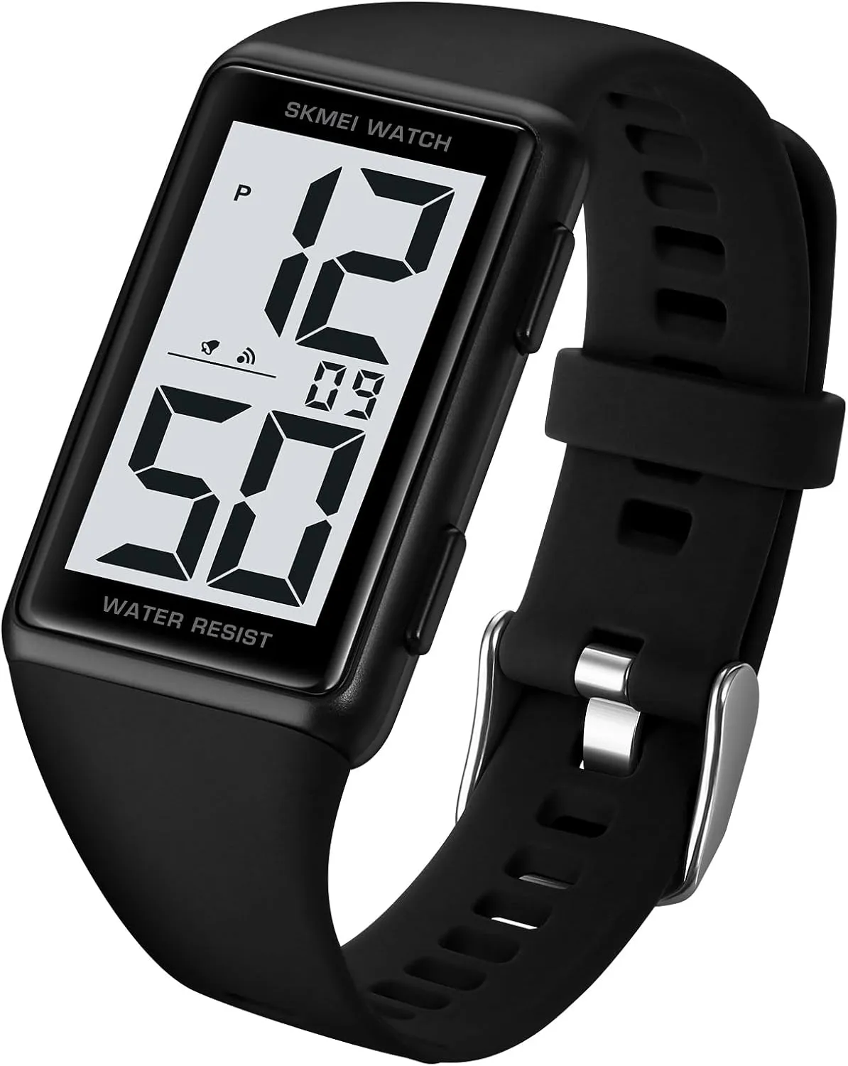 Watch Fashion Minimalist Design Gosasa Square Men's and Women's Leisure Sports squirrel nutrition yolk puffin Maine untouched Digital Watch Multifunctional Sports Watch Digital Dial Waterproof LED 