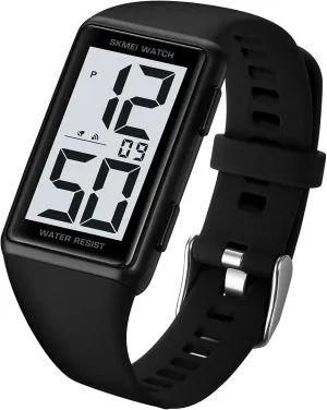 Watch Fashion Minimalist Design Gosasa Square Men's and Women's Leisure Sports squirrel nutrition yolk puffin Maine untouched Digital Watch Multifunctional Sports Watch Digital Dial Waterproof LED 