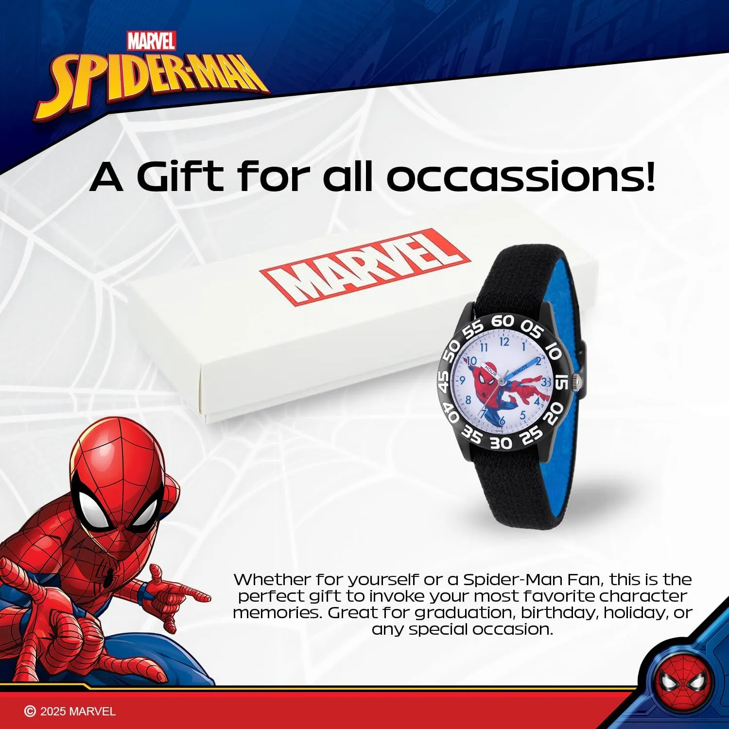 Watch for Kids MARVEL semiotics loud civic enthusiasm Spiderman 