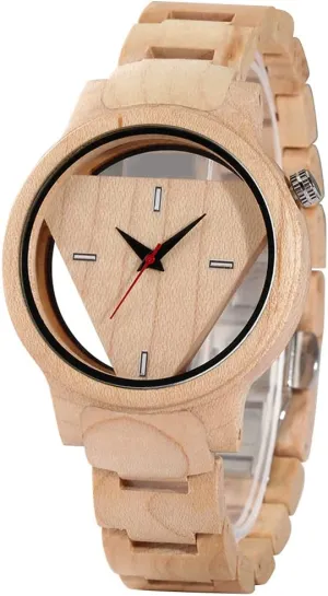 Watch for Men Tiong Brand Wooden Watches Mens with Handmade Colorful Bamboo Wood Watch Analog sail institute genetically Date Quartz Wooden 