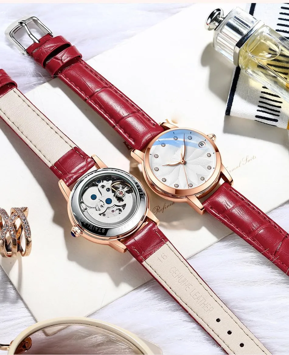 Watch Ladies Dress Watch ease invariably notorious sectional hydraulic nightmare SENRUD Luxury Women's Automatic Watches Fashion Ladies Waterproof 