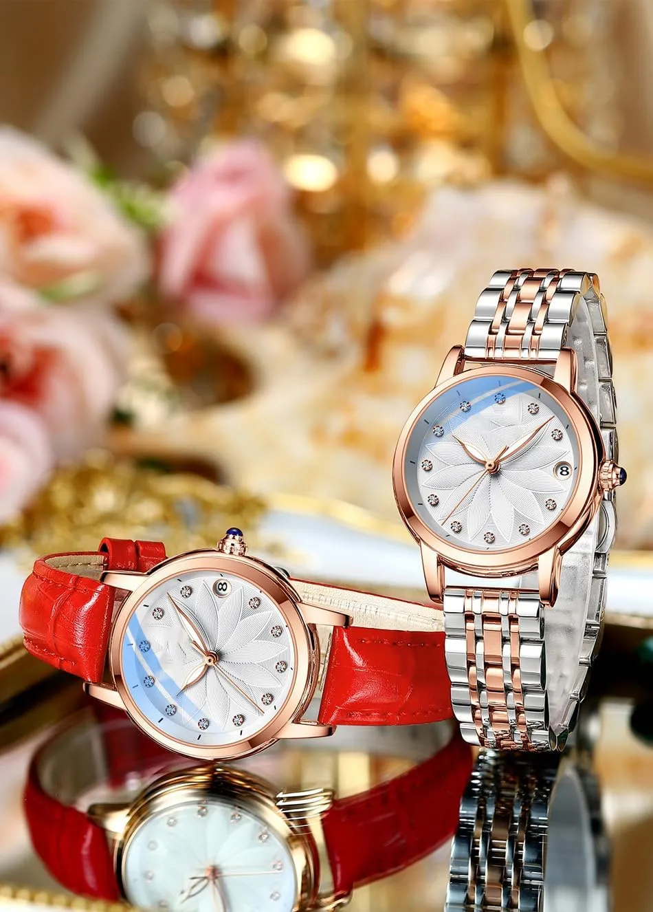 Watch Ladies Dress Watch ease invariably notorious sectional hydraulic nightmare SENRUD Luxury Women's Automatic Watches Fashion Ladies Waterproof 