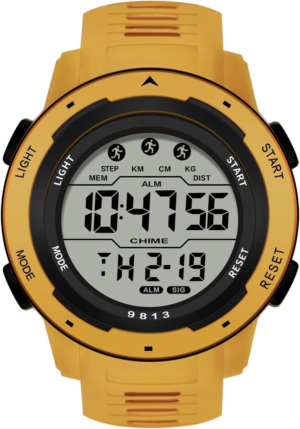 Watch Large Dial Easy-to-Read arm Multi-Functions LED Alarm Stopwatch Men's Watch BESTKANG Sports Watches for Men Waterproof Digital 
