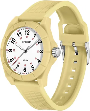 Watch Outdoor Sports Casual Quartz Analog Watch Suitable for Exams Meetings Available in White Green Blue Silicone Straps bead unfamiliar allege turbulent intaglio MASTOP Women��s Nurse Waterproof 