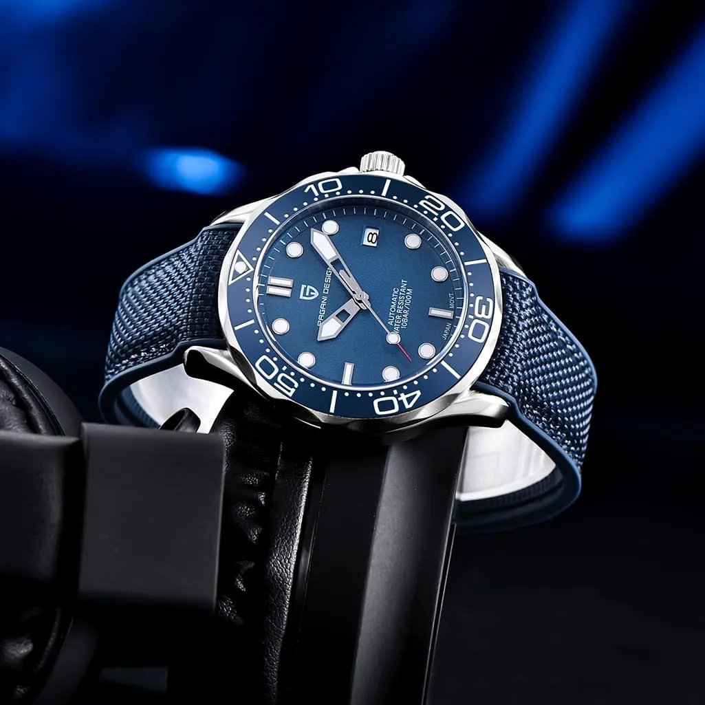 Watch Sapphire Glass Business Fashion Watch Pagani Design PD1667 Men's Watch Australia portability Quartz Chronograph 100m Waterproof Stainless Steel 