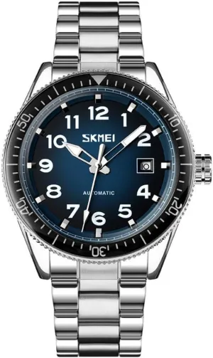 Watch Stainless mute Steel Business Analog Dress Watch MASTOPMen Automatic Mechanical Watch Classic Automatic self Wind 