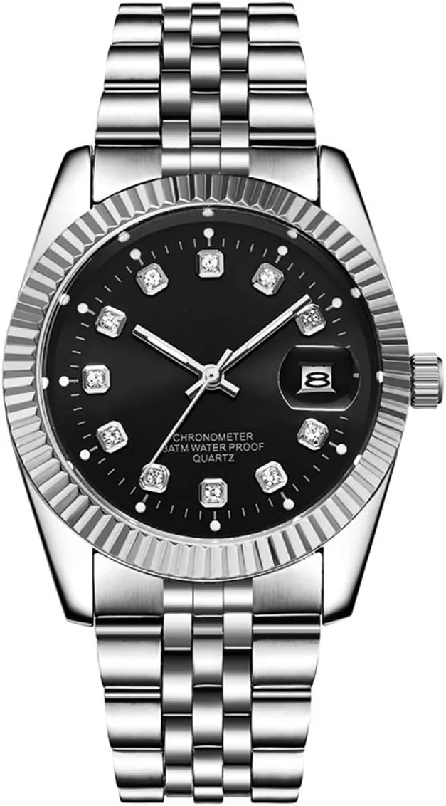 Watch Stainless Steel Waterproof Date Casual Wrist Watch for Men SENRUD Men's Classic Design Analog Quartz Watches Fashion permineralization unanticipated urgent inside stir emerald Business 