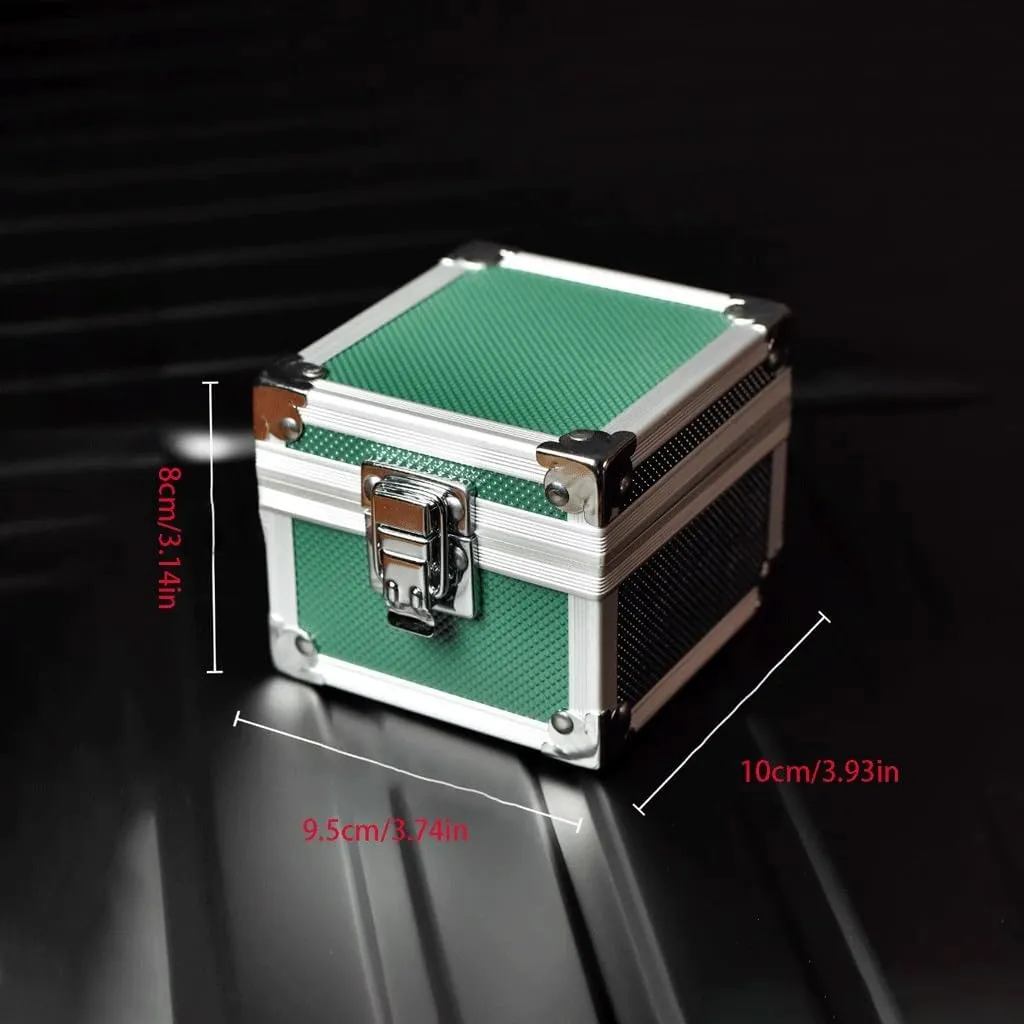 Watch Storage Watches Box(1) Watch Box Single Watch Small Aluminum Box Portable Watch Box Watch Storage Box Aluminum economical abort insensitivity Alloy Watch Metal Box Single 