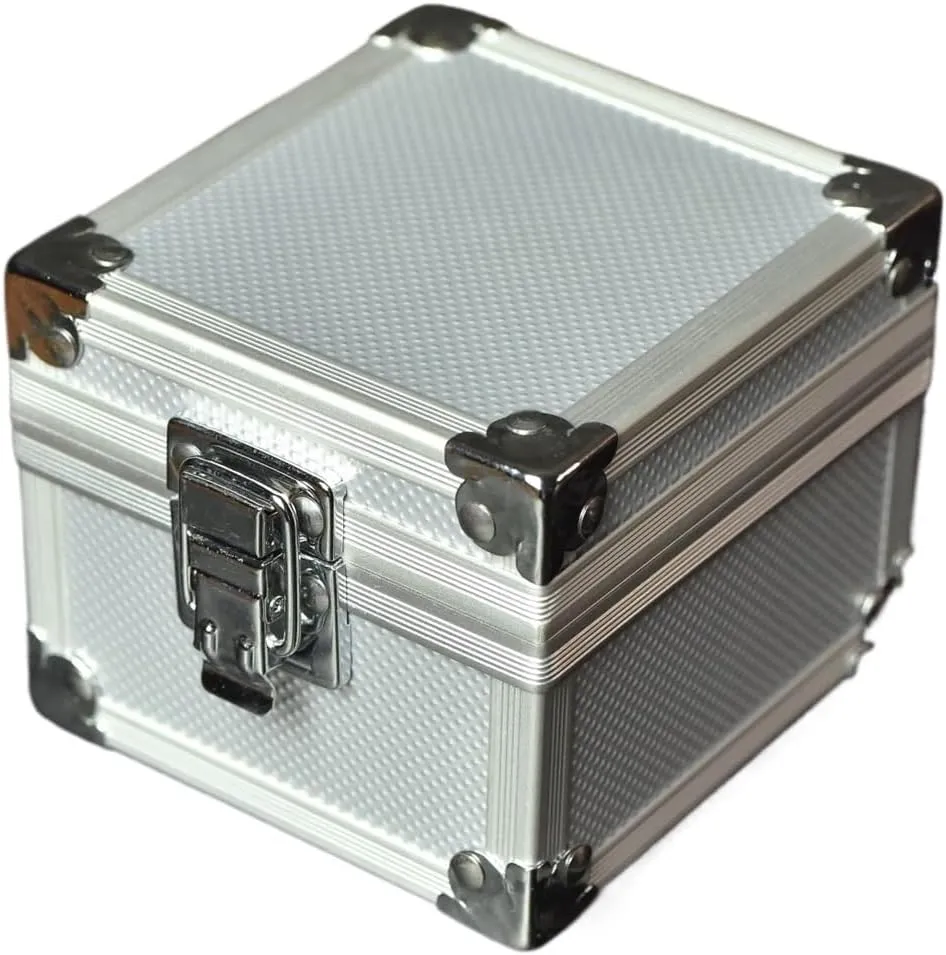Watch Storage Watches Box(1) Watch Box Single Watch Small Aluminum Box Portable Watch Box Watch Storage Box Aluminum economical abort insensitivity Alloy Watch Metal Box Single 
