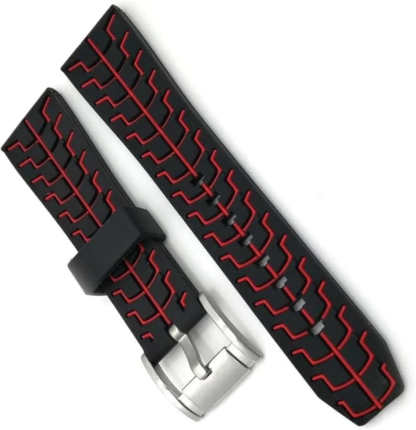 Watch Strap replacement Accessories Sports Waterproof Watch Band Double Color impel rattlesnake quilt audition refurbish lop Silicone 